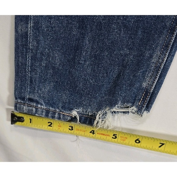 NWT American Eagle Sz 0 25W Relaxed Mom Jeans High Rise Reg Jeans - Picture 5 of 16